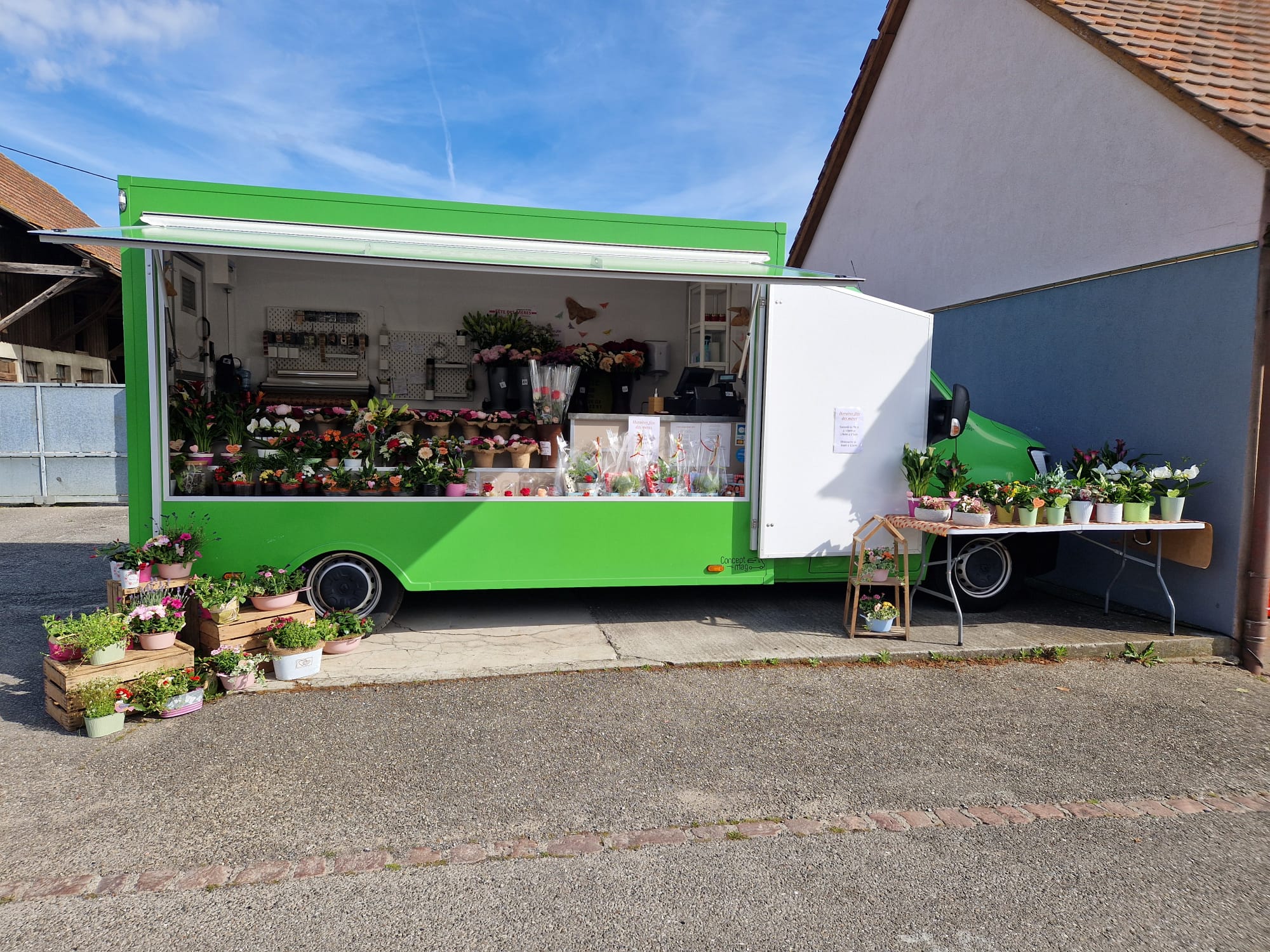 à propos de Anne à propos de Anne Truck fleuriste